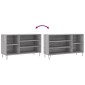 vidaXL Παπουτσοθήκη Γκρι Sonoma 102x36x60 εκ. από Επεξεργασμένο Ξύλο