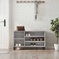 vidaXL Παπουτσοθήκη Γκρι Sonoma 102x36x60 εκ. από Επεξεργασμένο Ξύλο