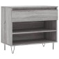vidaXL Παπουτσοθήκη Γκρι Sonoma 70x36x60 εκ. από Επεξεργασμένο Ξύλο