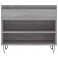 vidaXL Παπουτσοθήκη Γκρι Sonoma 70x36x60 εκ. από Επεξεργασμένο Ξύλο