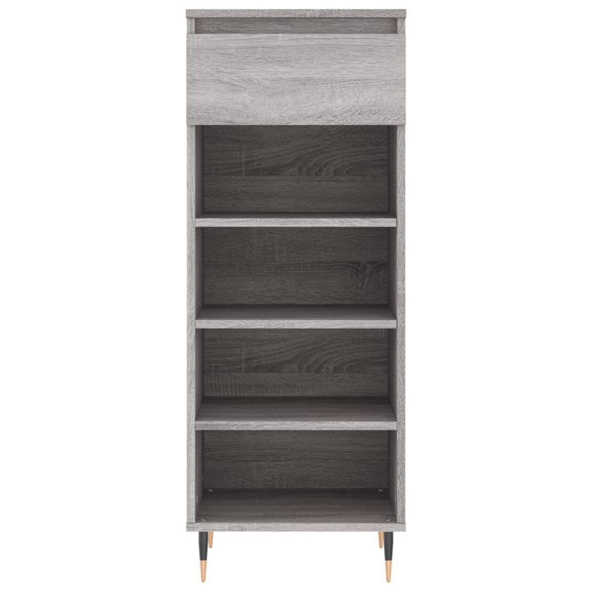 vidaXL Παπουτσοθήκη Γκρι Sonoma 40x36x105 εκ. από Επεξεργασμένο Ξύλο