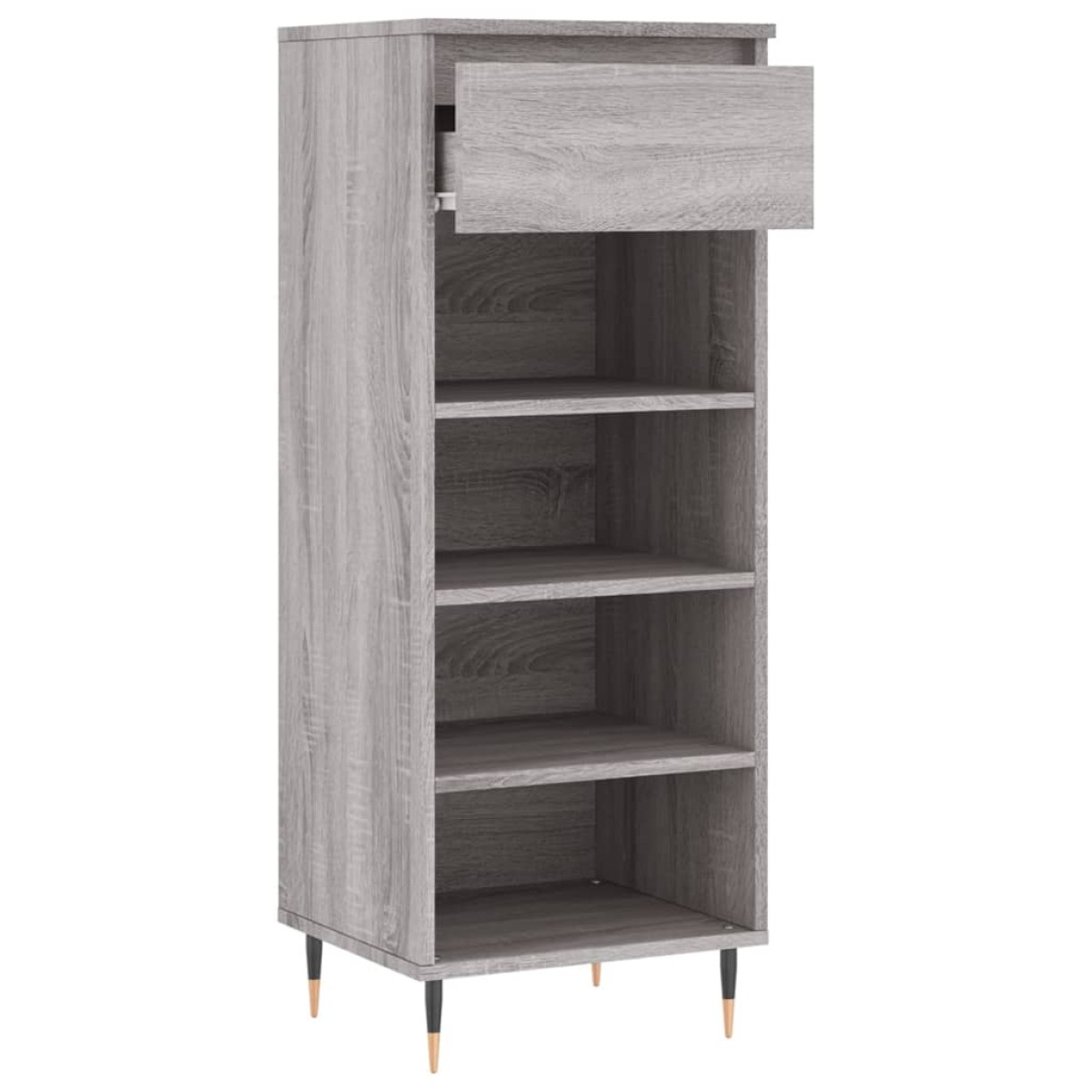 vidaXL Παπουτσοθήκη Γκρι Sonoma 40x36x105 εκ. από Επεξεργασμένο Ξύλο