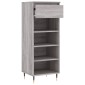 vidaXL Παπουτσοθήκη Γκρι Sonoma 40x36x105 εκ. από Επεξεργασμένο Ξύλο