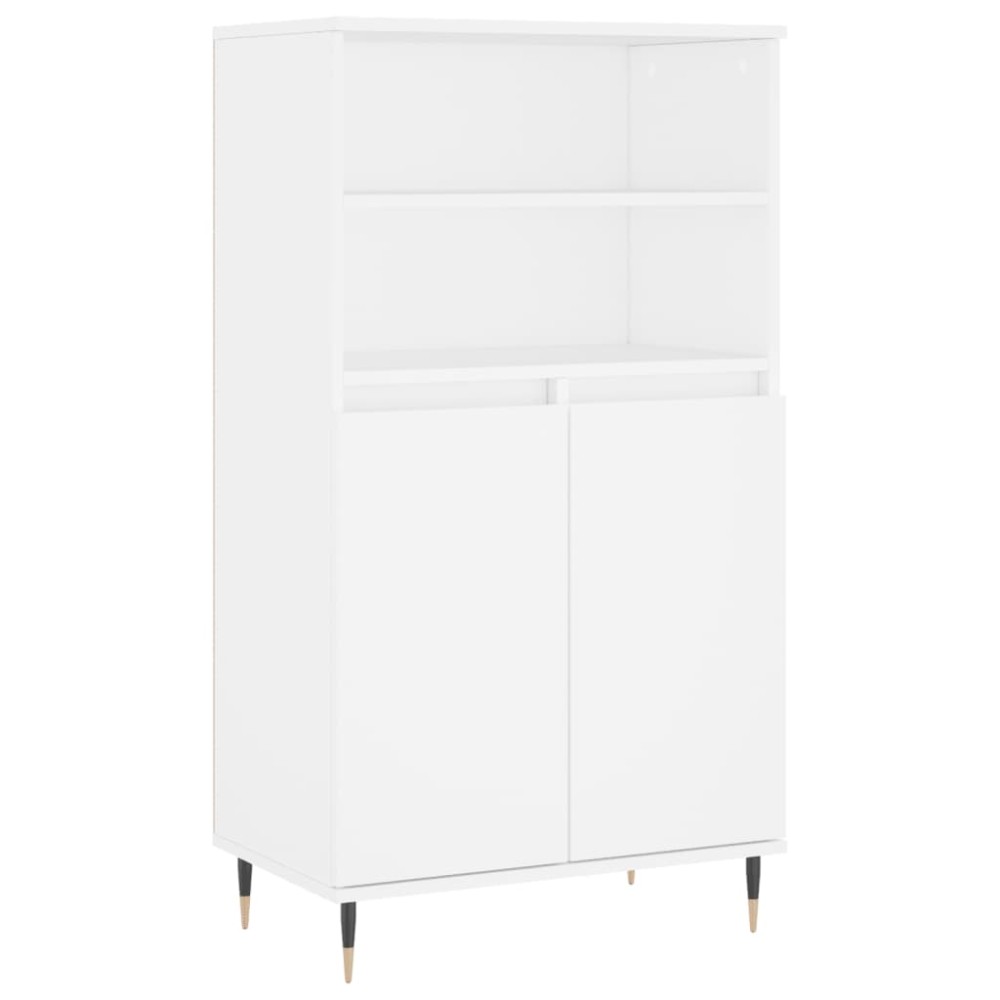 vidaXL Ντουλάπι Λευκό 60 x 36 x 110 εκ. από Επεξεργασμένο Ξύλο