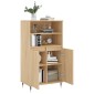 vidaXL Ντουλάπι Sonoma Δρυς 60 x 36 x 110 εκ. από Επεξεργασμένο Ξύλο