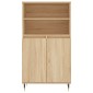 vidaXL Ντουλάπι Sonoma Δρυς 60 x 36 x 110 εκ. από Επεξεργασμένο Ξύλο