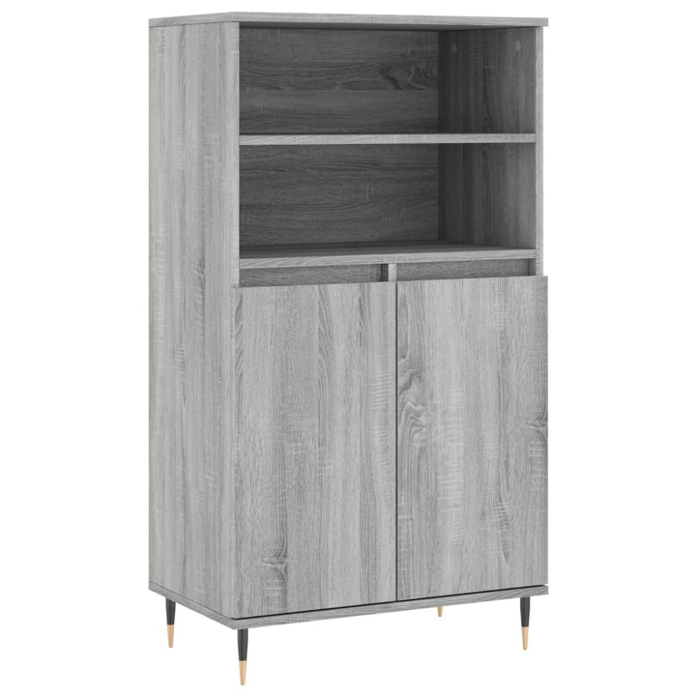 vidaXL Ντουλάπι Γκρι Sonoma 60 x 36 x 110 εκ. από Επεξεργασμένο Ξύλο