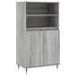 vidaXL Ντουλάπι Γκρι Sonoma 60 x 36 x 110 εκ. από Επεξεργασμένο Ξύλο