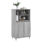 vidaXL Ντουλάπι Γκρι Sonoma 60 x 36 x 110 εκ. από Επεξεργασμένο Ξύλο