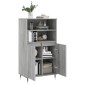 vidaXL Ντουλάπι Γκρι Sonoma 60 x 36 x 110 εκ. από Επεξεργασμένο Ξύλο