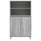 vidaXL Ντουλάπι Γκρι Sonoma 60 x 36 x 110 εκ. από Επεξεργασμένο Ξύλο