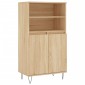vidaXL Ντουλάπι Sonoma Δρυς 60 x 36 x 110 εκ. από Επεξεργασμένο Ξύλο