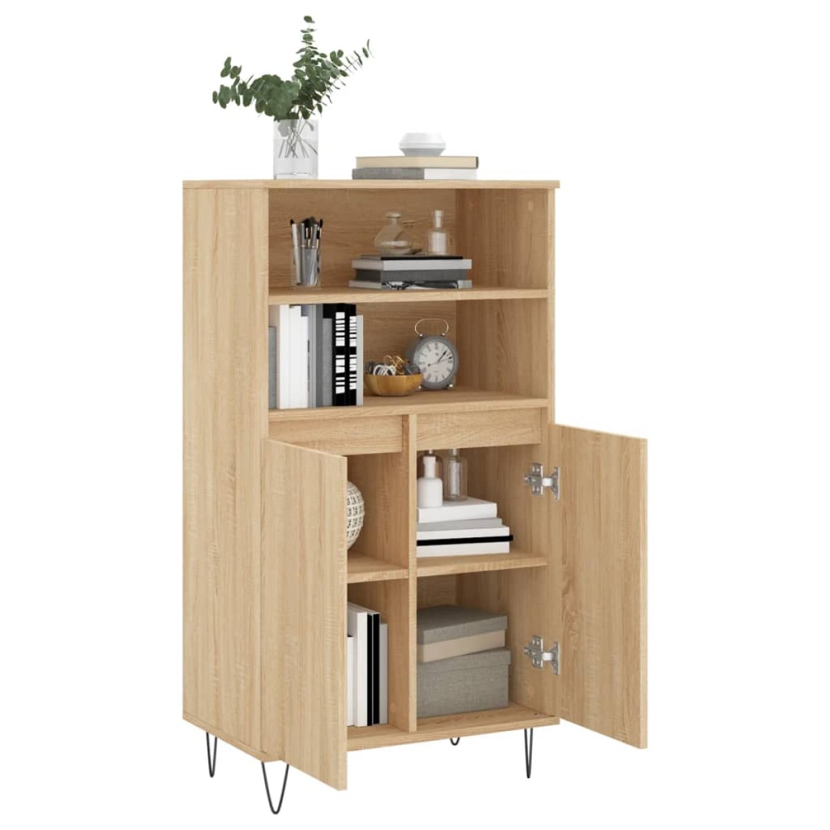 vidaXL Ντουλάπι Sonoma Δρυς 60 x 36 x 110 εκ. από Επεξεργασμένο Ξύλο