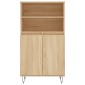 vidaXL Ντουλάπι Sonoma Δρυς 60 x 36 x 110 εκ. από Επεξεργασμένο Ξύλο