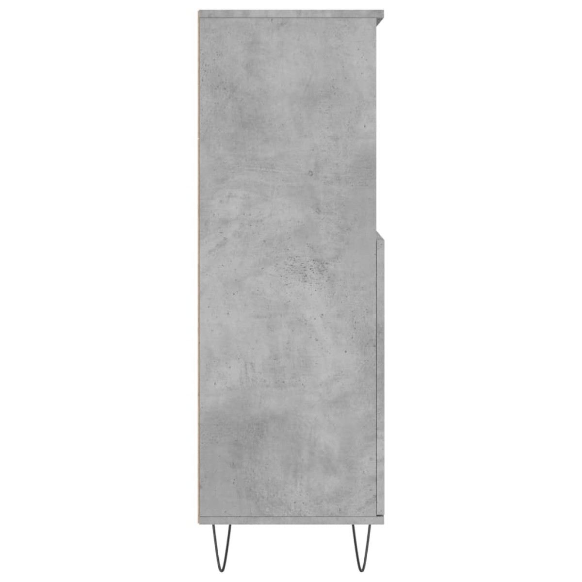 vidaXL Ντουλάπι Γκρι σκυροδέματος 60x36x110 εκ. από Επεξεργασμένο Ξύλο