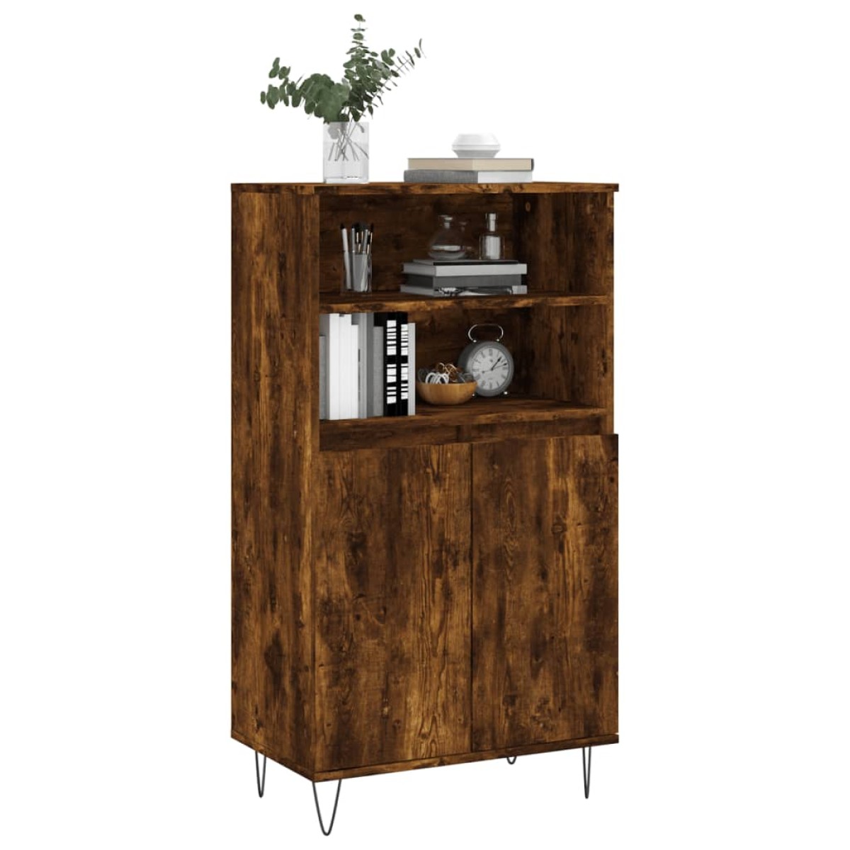 vidaXL Ντουλάπι Καπνιστή δρυς 60 x 36 x 110 εκ. από Επεξεργασμένο Ξύλο