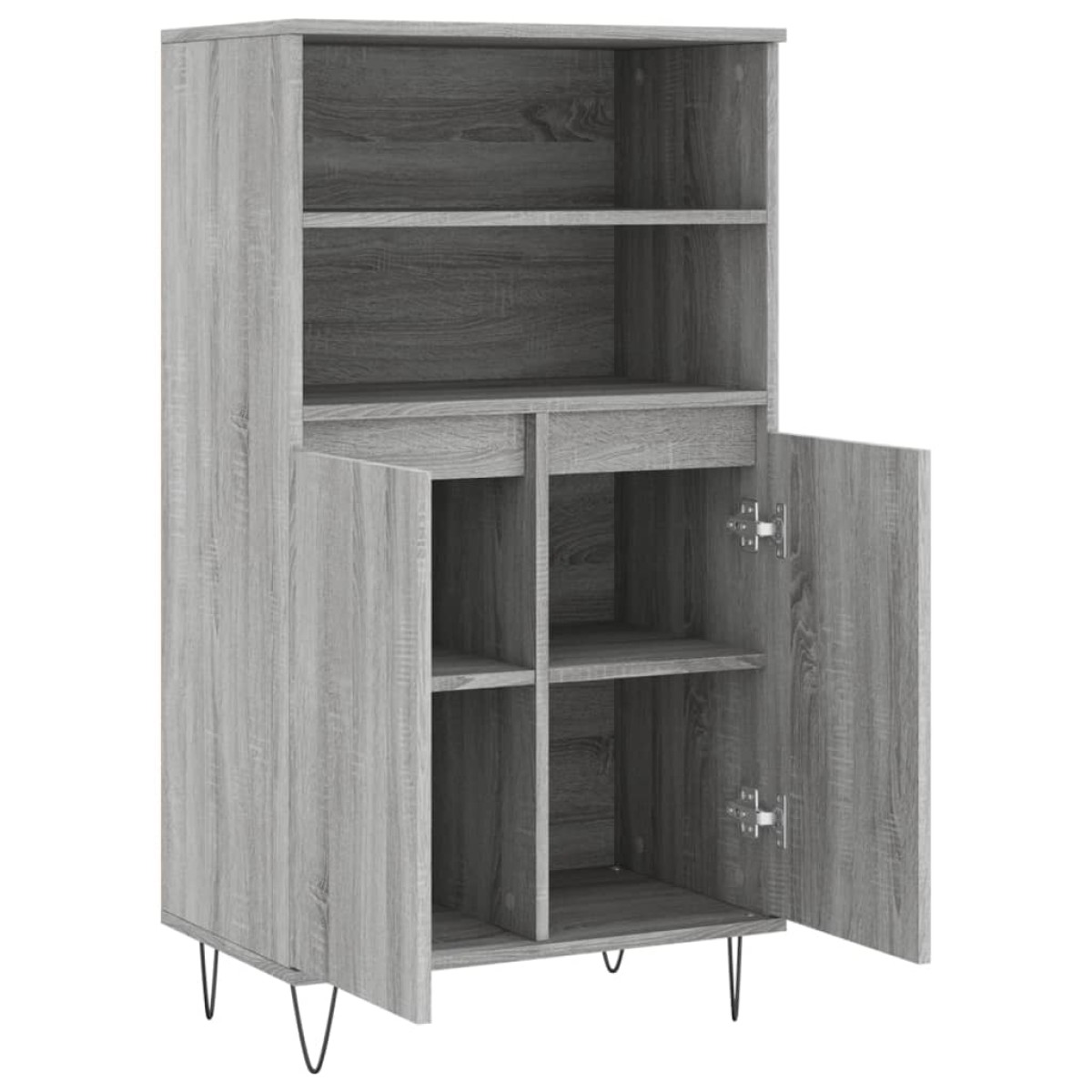 vidaXL Ντουλάπι Γκρι Sonoma 60 x 36 x 110 εκ. από Επεξεργασμένο Ξύλο