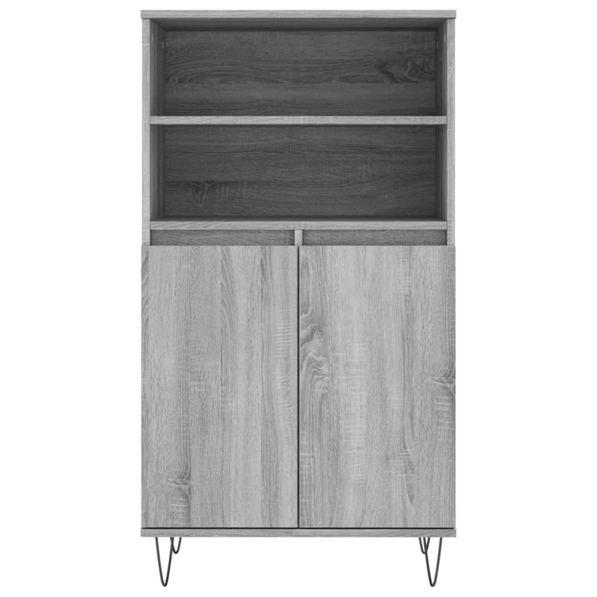 vidaXL Ντουλάπι Γκρι Sonoma 60 x 36 x 110 εκ. από Επεξεργασμένο Ξύλο
