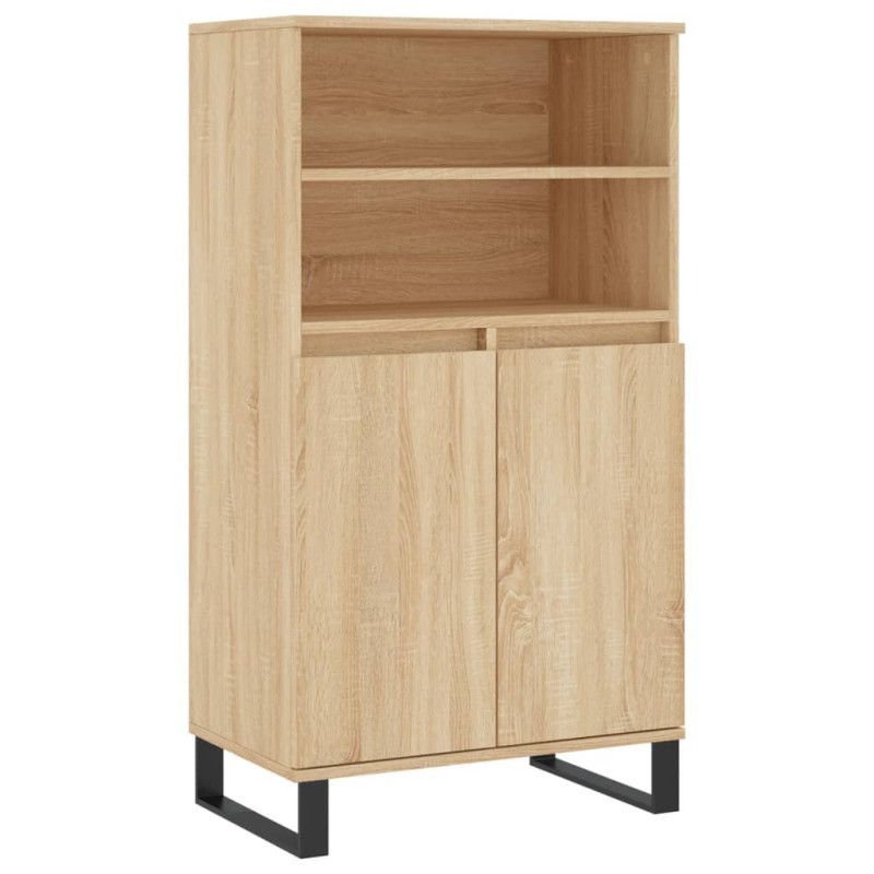 vidaXL Ντουλάπι Sonoma Δρυς 60 x 36 x 110 εκ. από Επεξεργασμένο Ξύλο