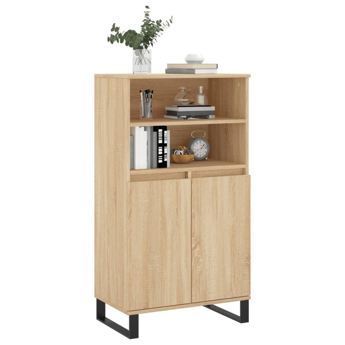 vidaXL Ντουλάπι Sonoma Δρυς 60 x 36 x 110 εκ. από Επεξεργασμένο Ξύλο