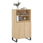 vidaXL Ντουλάπι Sonoma Δρυς 60 x 36 x 110 εκ. από Επεξεργασμένο Ξύλο