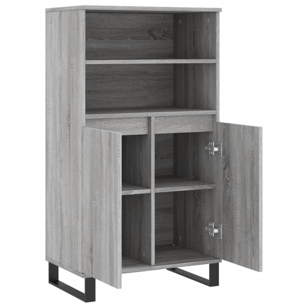 vidaXL Ντουλάπι Γκρι Sonoma 60 x 36 x 110 εκ. από Επεξεργασμένο Ξύλο