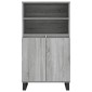vidaXL Ντουλάπι Γκρι Sonoma 60 x 36 x 110 εκ. από Επεξεργασμένο Ξύλο