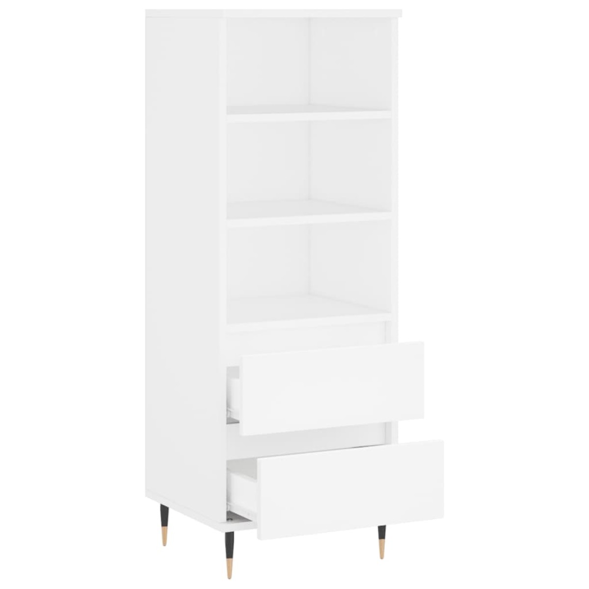 vidaXL Ντουλάπι Λευκό 40 x 36 x 110 εκ. από Επεξεργασμένο Ξύλο