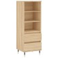 vidaXL Ντουλάπι Sonoma Δρυς 40x36x110 εκ. από Επεξεργασμένο Ξύλο