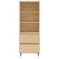 vidaXL Ντουλάπι Sonoma Δρυς 40x36x110 εκ. από Επεξεργασμένο Ξύλο