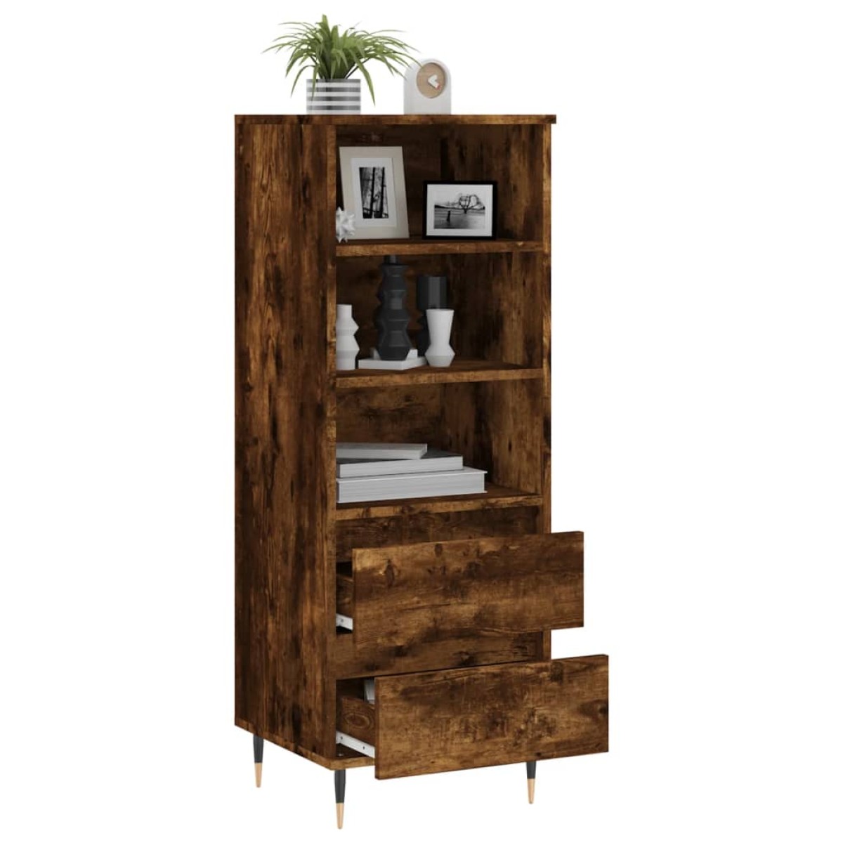 vidaXL Ντουλάπι Καπνιστή Δρυς 40x36x110 εκ. από Επεξεργασμένο Ξύλο