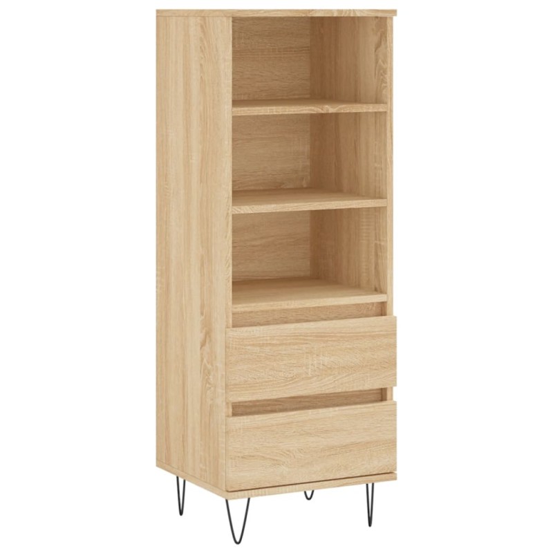 vidaXL Ντουλάπι Sonoma Δρυς 40x36x110 εκ. από Επεξεργασμένο Ξύλο
