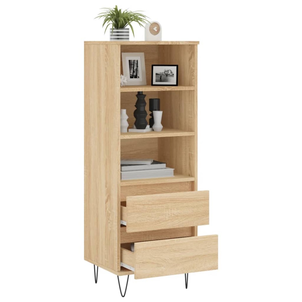 vidaXL Ντουλάπι Sonoma Δρυς 40x36x110 εκ. από Επεξεργασμένο Ξύλο
