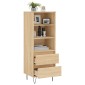 vidaXL Ντουλάπι Sonoma Δρυς 40x36x110 εκ. από Επεξεργασμένο Ξύλο