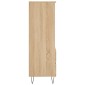 vidaXL Ντουλάπι Sonoma Δρυς 40x36x110 εκ. από Επεξεργασμένο Ξύλο
