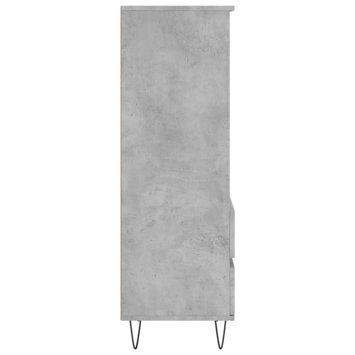 vidaXL Ντουλάπι Γκρι Σκυρ. 40x36x110 εκ. από Επεξεργασμένο Ξύλο