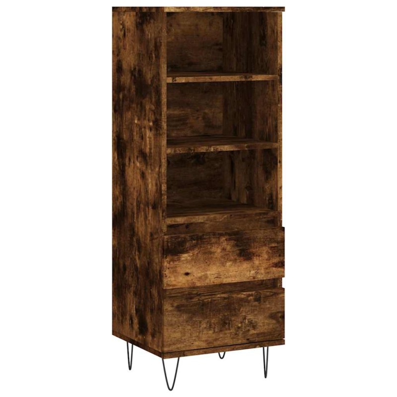 vidaXL Ντουλάπι Καπνιστή Δρυς 40x36x110 εκ. από Επεξεργασμένο Ξύλο