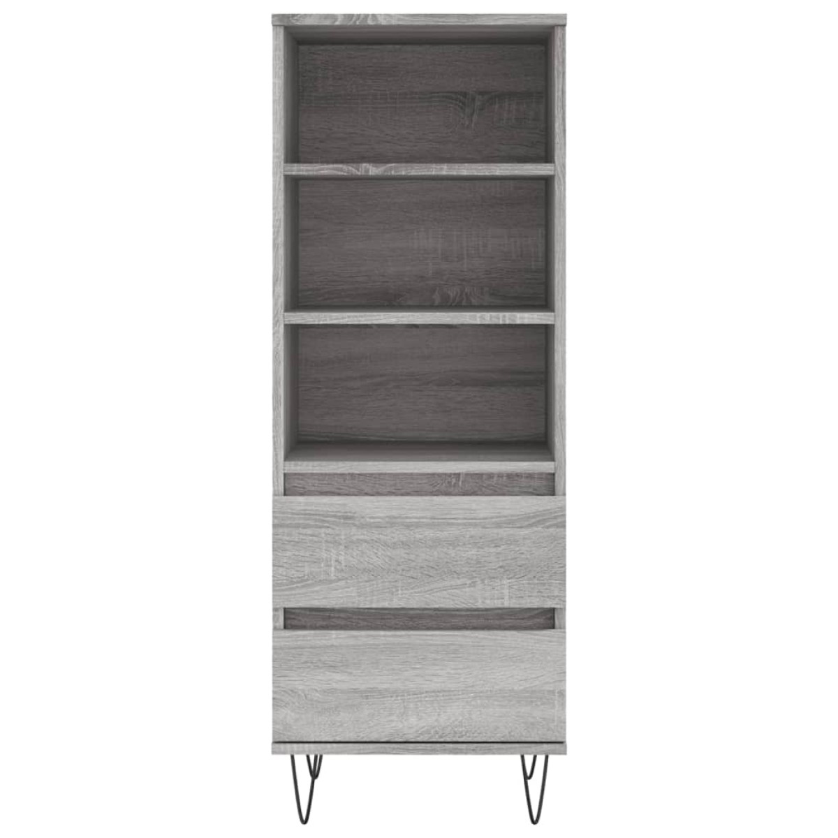vidaXL Ντουλάπι Γκρι Sonoma 40x36x110 εκ. από Επεξεργασμένο Ξύλο