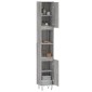vidaXL Ντουλάπι Μπάνιου Γκρι Sonoma 30x30x190 εκ. Επεξεργασμένο Ξύλο