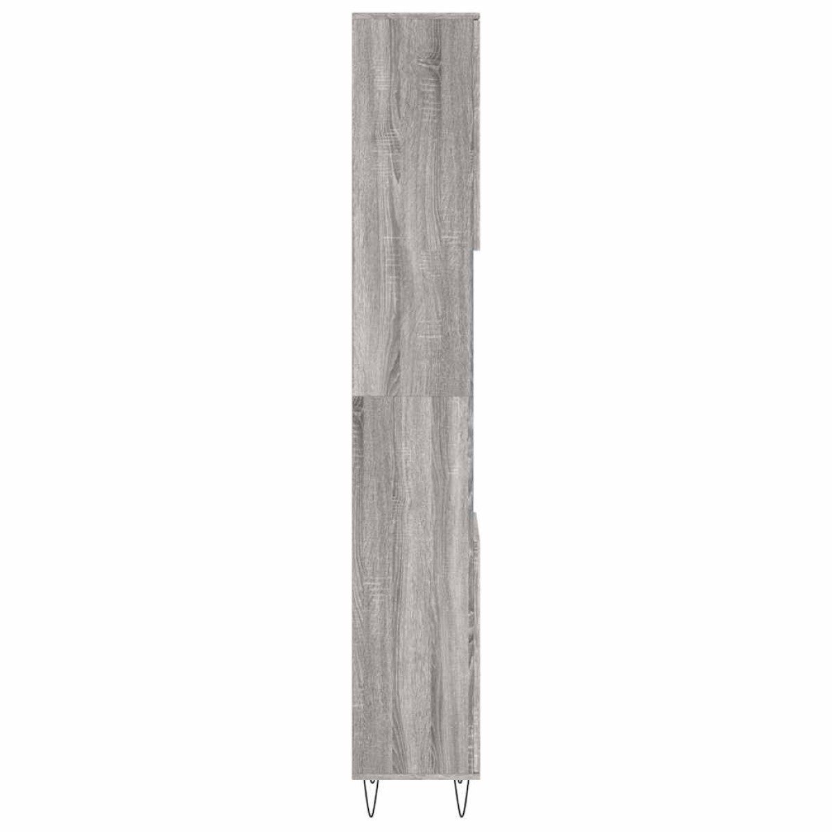 vidaXL Ντουλάπι Μπάνιου Γκρι Sonoma 30x30x190 εκ. Επεξεργασμένο Ξύλο