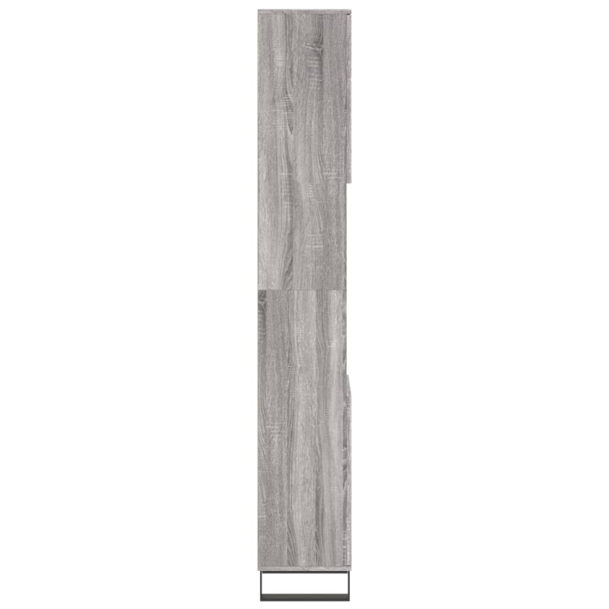 vidaXL Ντουλάπι Μπάνιου Γκρι Sonoma 30x30x190 εκ. Επεξεργασμένο Ξύλο