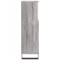vidaXL Ντουλάπι Μπάνιου Γκρι Sonoma 30x30x100 εκ. Επεξεργασμένο Ξύλο
