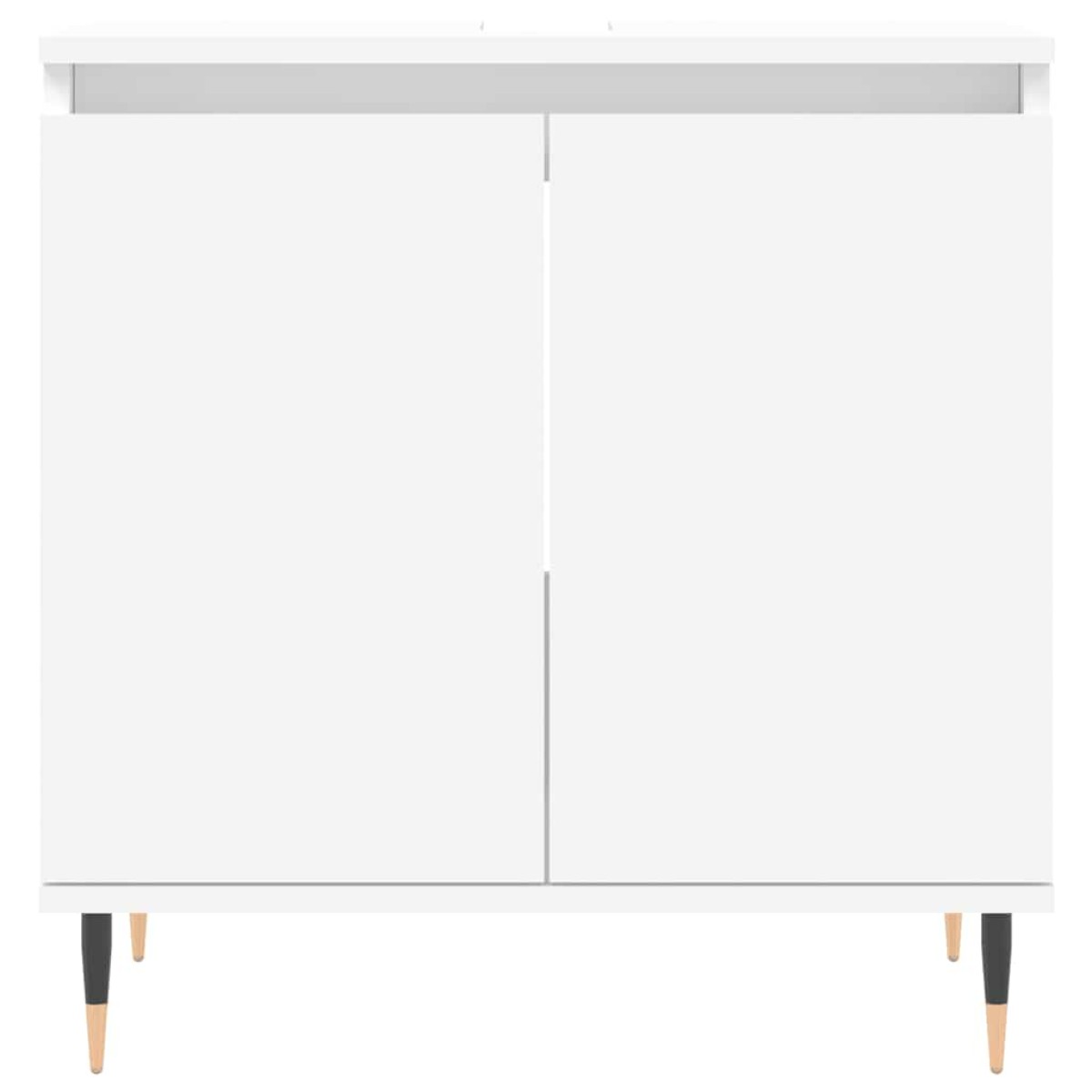 vidaXL Ντουλάπι Μπάνιου Λευκό 58 x 33 x 60 εκ. από Επεξεργασμένο Ξύλο