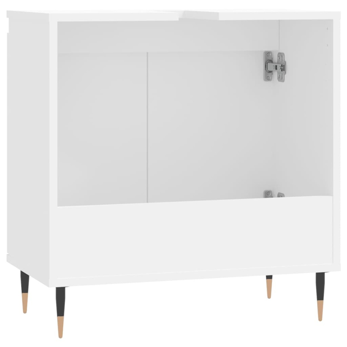 vidaXL Ντουλάπι Μπάνιου Λευκό 58 x 33 x 60 εκ. από Επεξεργασμένο Ξύλο