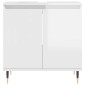 vidaXL Ντουλάπι Μπάνιου Γυαλ. Λευκό 58 x 33 x 60 εκ. από Επεξεργ. Ξύλο