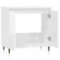 vidaXL Ντουλάπι Μπάνιου Γυαλ. Λευκό 58 x 33 x 60 εκ. από Επεξεργ. Ξύλο