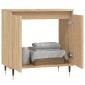 vidaXL Ντουλάπι Μπάνιου Sonoma Δρυς 58 x 33 x 60 εκ. από Επεξεργ. Ξύλο