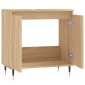 vidaXL Ντουλάπι Μπάνιου Sonoma Δρυς 58 x 33 x 60 εκ. από Επεξεργ. Ξύλο