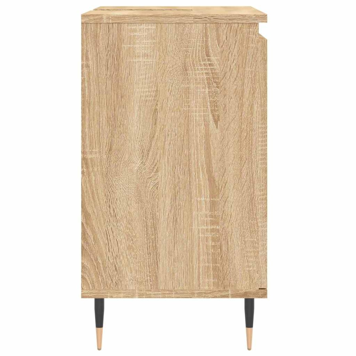 vidaXL Ντουλάπι Μπάνιου Sonoma Δρυς 58 x 33 x 60 εκ. από Επεξεργ. Ξύλο