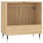 vidaXL Ντουλάπι Μπάνιου Sonoma Δρυς 58 x 33 x 60 εκ. από Επεξεργ. Ξύλο